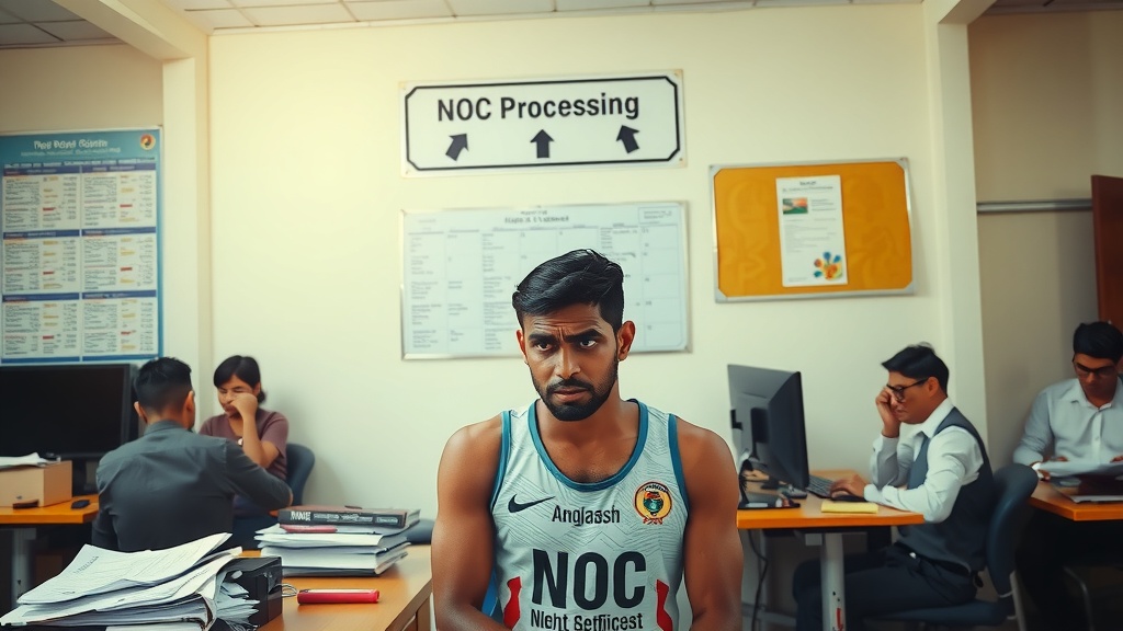 খেলোয়াড়দের NOC জটিলতা